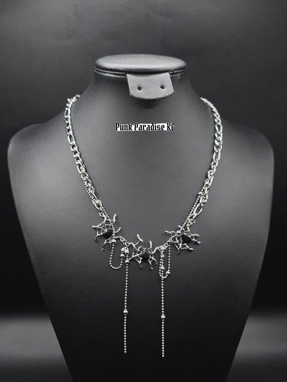 Spider tassel necklace