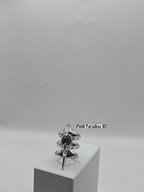 Purple spine ring