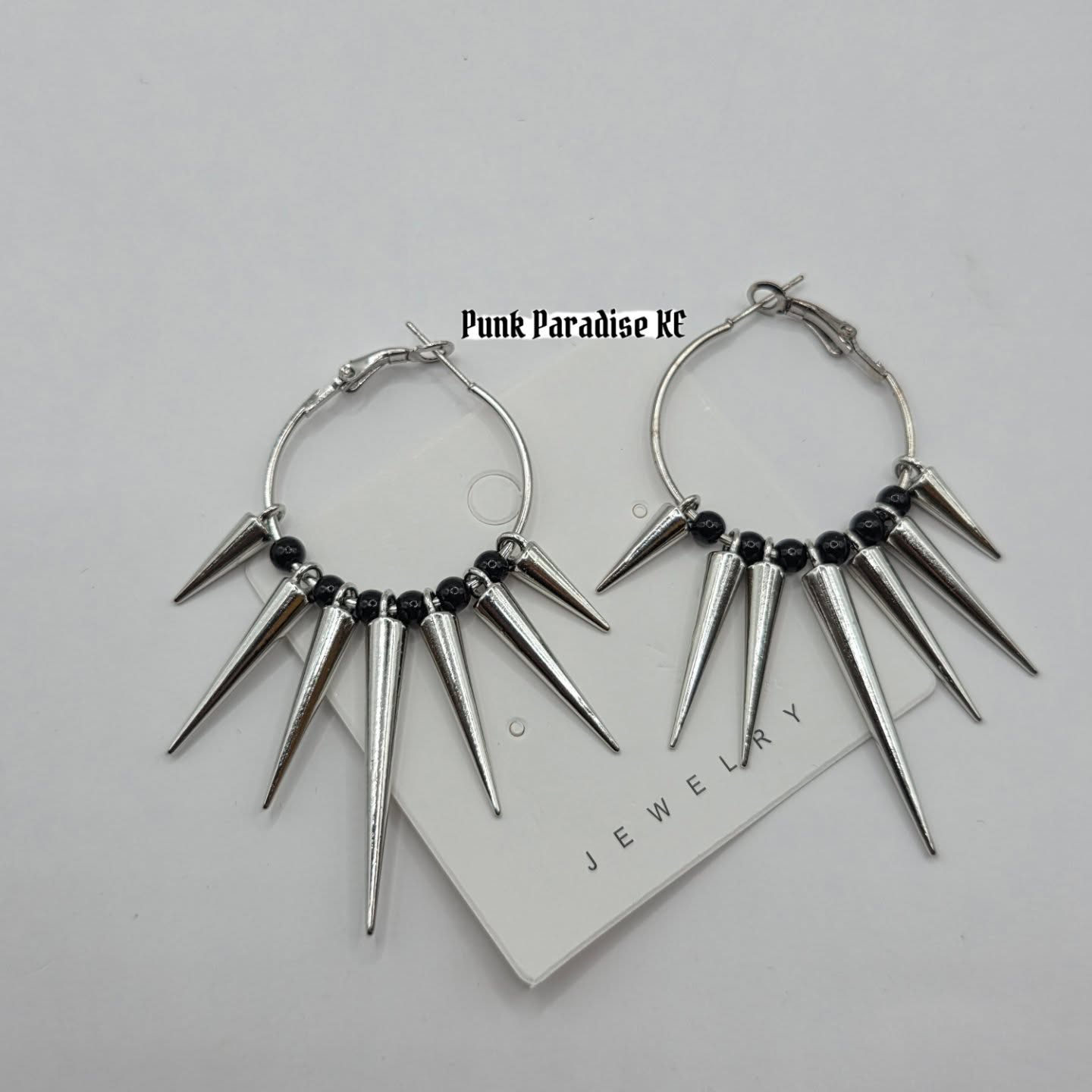 Punk spike earrings