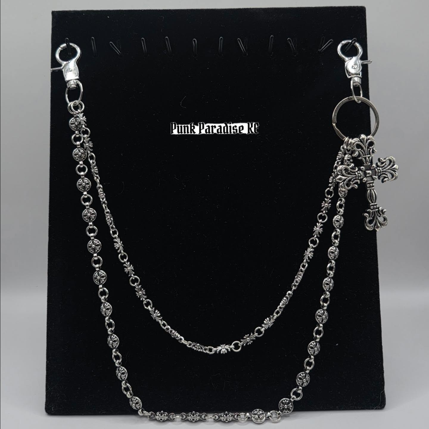 Chrome Hearts large cross pocket chain